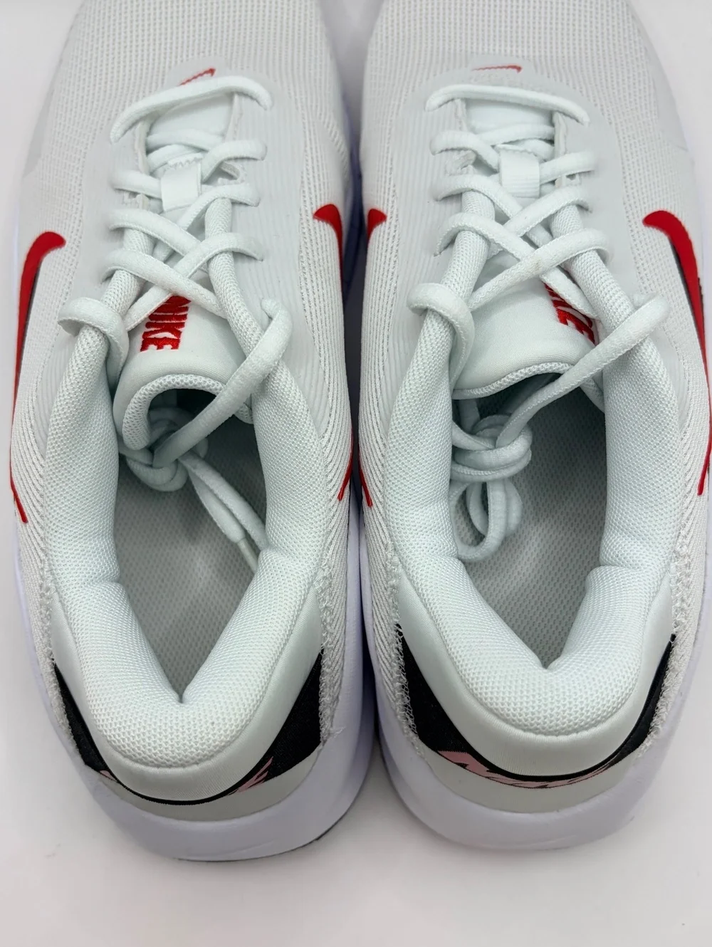 Nike Flex Train Off White & University Red Training Shoes 9.5 Mens